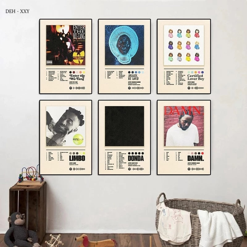 Album cover posters