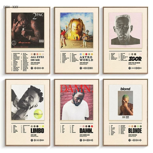 Album cover posters